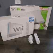 Nintendo Wii And Wii Fit Plus Board With Extra Set Of Controllers NO SPORTS GAME for sale  Shipping to South Africa