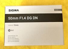Sigma art 50mm d'occasion  Expédié en Belgium