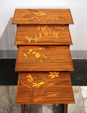 Usado, Conjunto de mesas laterais Emile Galle 4 pés França Art Nouveau mesas de aninhamento 1905 comprar usado  Enviando para Brazil