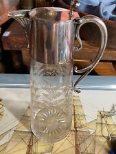 Antique etched glass for sale  COVENTRY