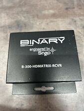 Balun binario b-300-hdmatrix-rcvr hdmi sobre Cat6 con IR *Sin adaptador de CA* (bin003) segunda mano  Embacar hacia Argentina