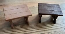Playmobil wooden tables for sale  CHELTENHAM