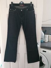 Roxy Quiksilver Life Women's Size 5 W32 L33 Black Boot Cut Jeans Great Condition for sale  LLANELLI