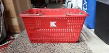 Cesta de compras vermelha de plástico Kmart - Colecionável no varejo, usado comprar usado  Enviando para Brazil
