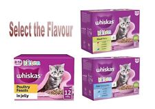 Whiskas Kitten Cat Food  Selection in Jelly 48 x 85g (Mix -Fish Pouches) 4 Packs for sale  Shipping to South Africa