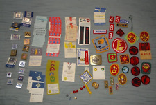 Vintage BSA Patches cards belt buckle pins Boy Scouts LOOK 100's of pieces, used for sale  Clinton Township