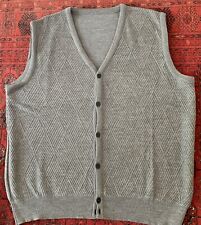 Knitted waistcoat mens for sale  LOUGHBOROUGH