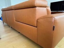 leather brown sofa set for sale  Naperville