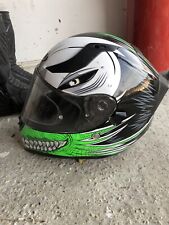 green motorbike helmet for sale  PURFLEET-ON-THAMES