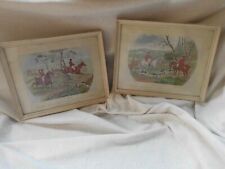 Pair framed hunting for sale  Shipping to Ireland