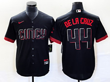 Camiseta preta masculina Elly De La Cruz #44 Cincinnati Reds 2023 City Connect EUA comprar usado  Enviando para Brazil