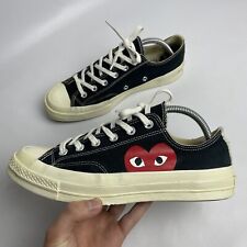 Converse Comme des Garcons Chuck Taylor All Star Low Trainers Size UK 8 41.5 for sale  Shipping to South Africa