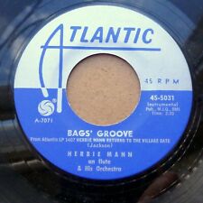 Herbie Mann 45 BAGS' GROOVE / New York Is A Jungle Festival VG ATLANTIC CT 892 segunda mano  Embacar hacia Argentina