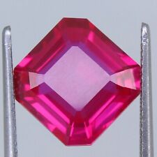 Used, Awesome ! Natural Utah Bixbite Red Beryl 7.95 Ct Square Certified Unheated Gems for sale  Shipping to South Africa