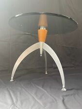 Vintage Rocket Atomic Sputnik Side Glass Table for sale  Shipping to South Africa