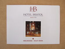 Hotel bristol advertising d'occasion  Expédié en Belgium