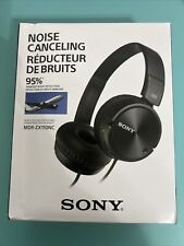 Usado, Nuevos auriculares con cancelación de ruido Sony MDR-ZX110NC MDRZX110NC, negros segunda mano  Embacar hacia Argentina