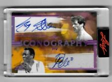 2023 Leaf Art of Sport iconografia 3/3 Sylvester Stallone Pelé autógrafo comprar usado  Enviando para Brazil