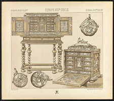 1890 mobilier cabinet d'occasion  Besançon