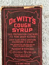 Antique dewitt cough for sale  Peoria