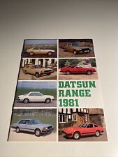 Datsun range brochure for sale  NEWCASTLE UPON TYNE