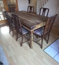 Solid oak dining for sale  BOLTON