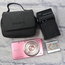 Używany, SONY DSC-W630  Digital Camera Pink 16.1 MP 5x Zoom AS IS - Read na sprzedaż  Wysyłka do Poland