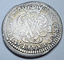 Moneda Tesoro Pirata Colonial Antigua Genuina 1 Reales Plata Española 1707 segunda mano  Embacar hacia Mexico