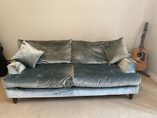 comfy sofa blue large for sale  BIRMINGHAM