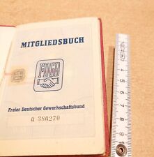 Riginal mitgliedsbuch fdgb gebraucht kaufen  Köln