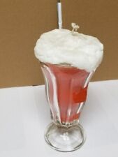 Vela de sundae de sorvete vintage 8", usado comprar usado  Enviando para Brazil