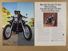 1973 Suzuki TS-400 Apache motocicleta impressão vintage anúncio comprar usado  Enviando para Brazil