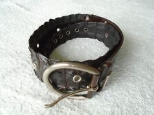 Bray label.crocodile belt.brow for sale  NORTHAMPTON