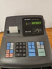 Sharp XE-A106 Cash Register with Keys and Manual Tested And Works  for sale  Shipping to South Africa