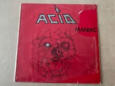 ACID - MANIAC Thrash Metal Vinil LP Disco Álbum 1984 Original Pressing Megaton comprar usado  Enviando para Brazil