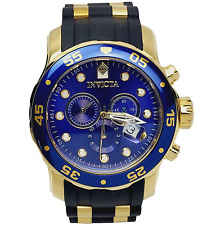 Usado, Invicta Pro relógio de mergulho 17882 Invicta cronógrafo mostrador azul se encaixa em 8" comprar usado  Enviando para Brazil