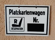 Schild reserviert platzkarte gebraucht kaufen  Plauen