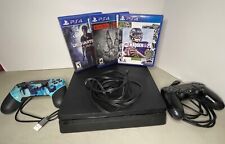 Sony PlayStation 4 Slim 500GB Console w/2 Controllers/Charger Cords & 3 Games for sale  Shipping to South Africa