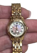 Reloj Daniel Steiger Genuino Diamante Cuadrante MOP De Colección Mujer Eterno BATERÍA NUEVA, usado segunda mano  Embacar hacia Argentina
