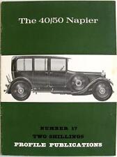 Napier car publications for sale  LEICESTER
