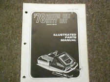 1978 Arctic Cat Kitty Cat Illustrated Service Parts Catalog Manual FACTORY OEM x for sale  Shipping to Canada