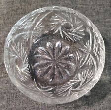 "Tazón de vidrio vintage de cristal de caramelo de 4,25" segunda mano  Embacar hacia Argentina