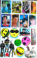 BRAVO Sticker 32 a-ha Bono Vox Pierce Brosnan Cruise BROS Swayze James Dean ALF comprar usado  Enviando para Brazil