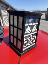 Stained glass lantern for sale  Springville