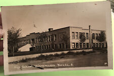 WINNEMUCCA, NEVADA, Cartão Postal Fotográfico, Condado de Humboldt, 1940 ESCOLA SECUNDÁRIA comprar usado  Enviando para Brazil