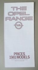 Opel range orig for sale  UK