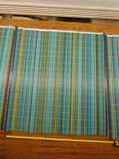 Splendid 3 Vintage 50's Japan Colorful Vertical Plastic Window Blinds 34" x 30" for sale  Shipping to South Africa