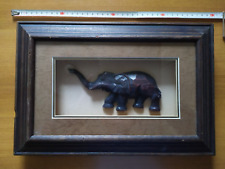 Scultura legno elefante usato  Milano