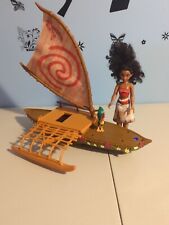 Disney Moana Starlight canoa barco Hasbro 19" projeção e rodas rolantes TESTADO comprar usado  Enviando para Brazil