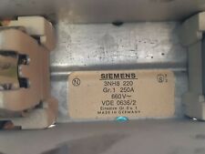 SIEMENS 3NH8-220;3NH8220; 3NH 8 220;3 NH8 220;3NH8 220 Gr 1 250A 660V~ VDE 06362 comprar usado  Enviando para Brazil